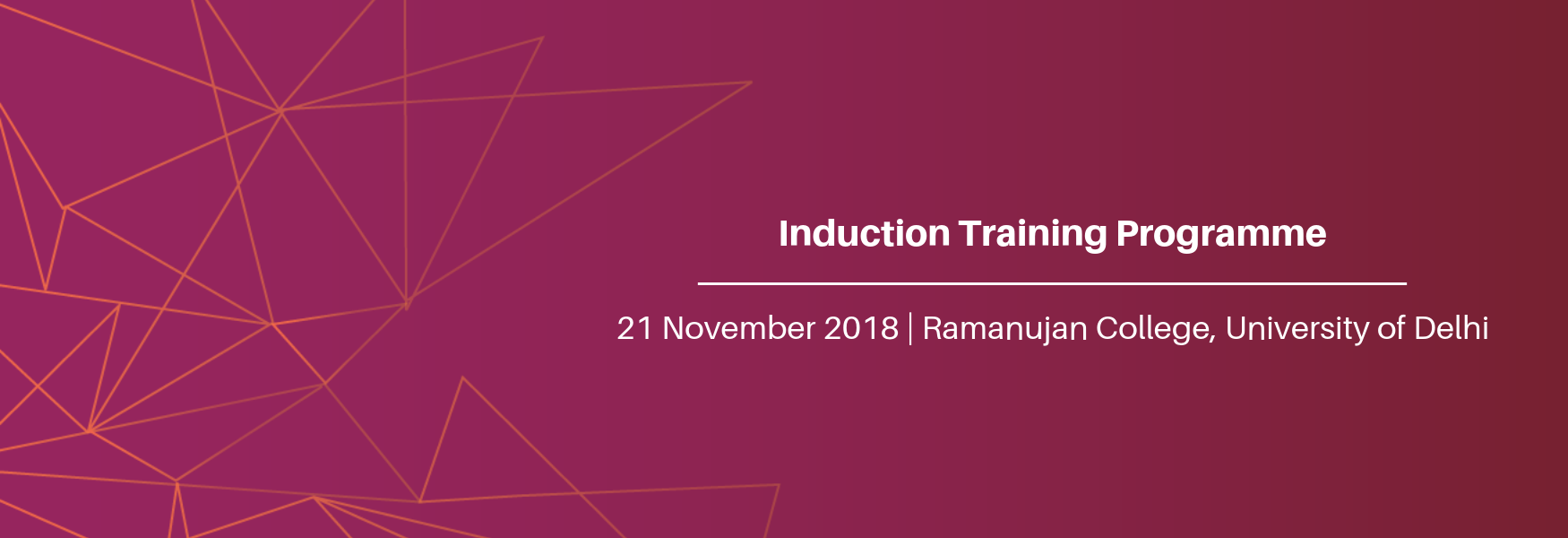 Induction Training Programme