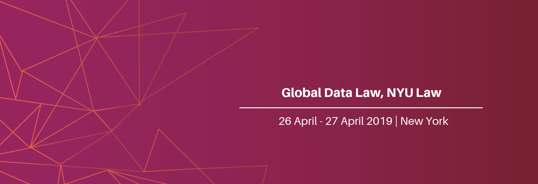 Global Data Law Conference, NYU Law