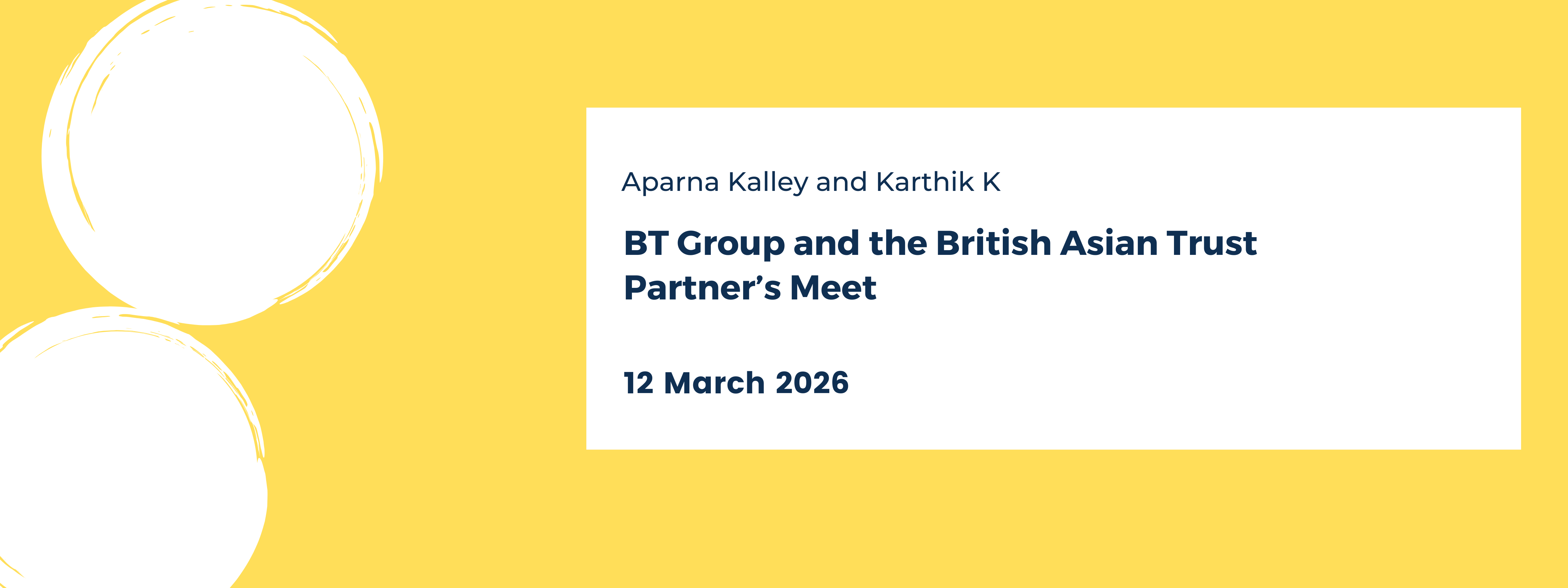 BT Group and the British Asian Trust Partner’s Meet