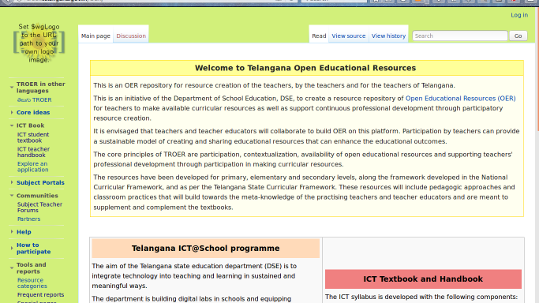 Telangana Repository of Open Educational Resources (TROER)
