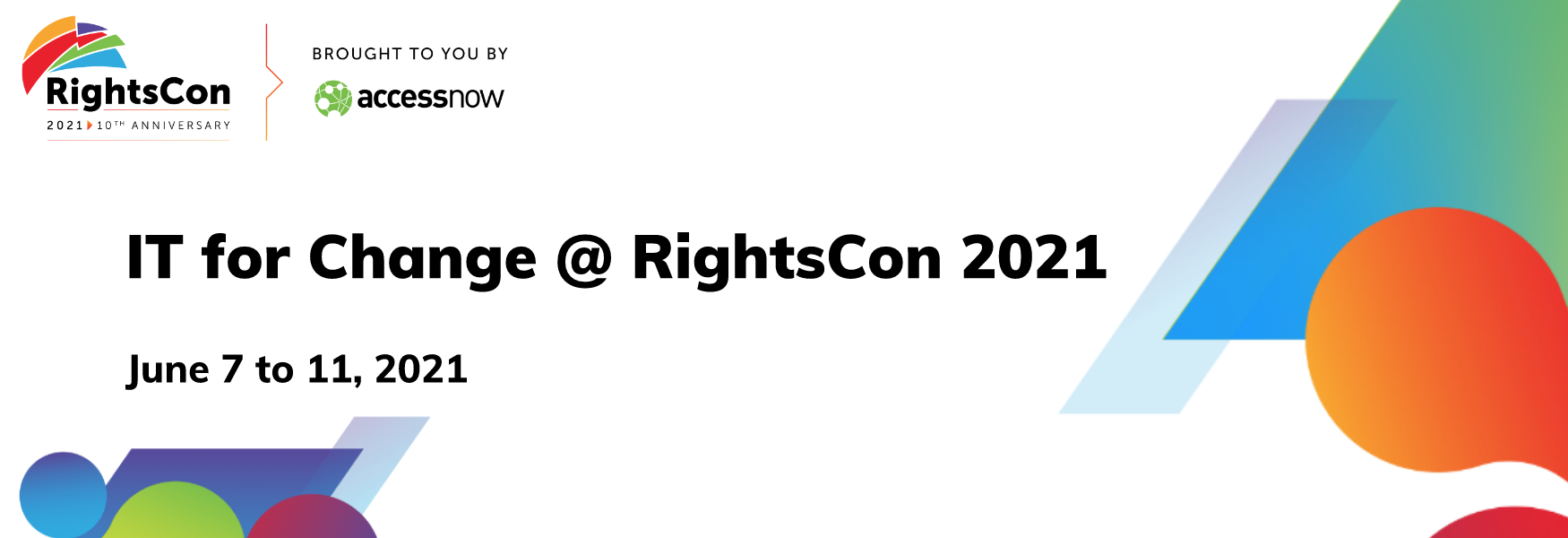 IT for Change at RightsCon 2021