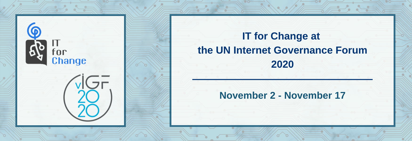 UN Internet Governance Forum 2020