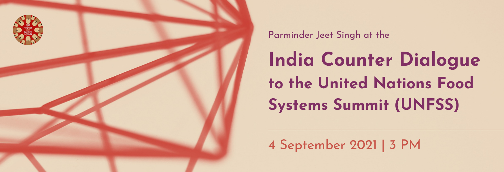 India Counter Dialogue On UN Food Systems Summit by Jan Sarokar-Parminder Singh