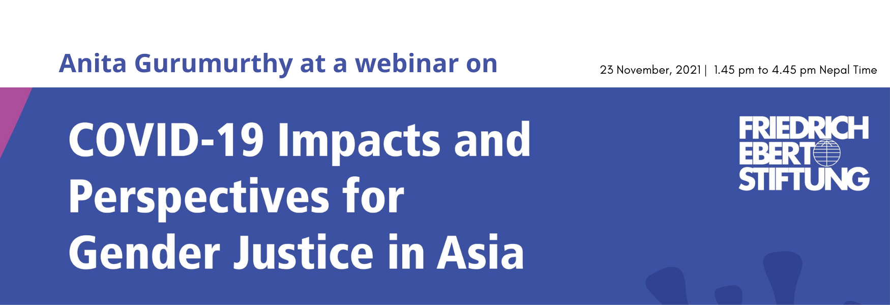  COVID-19 Impacts and Perspective for Gender Justice in Asia