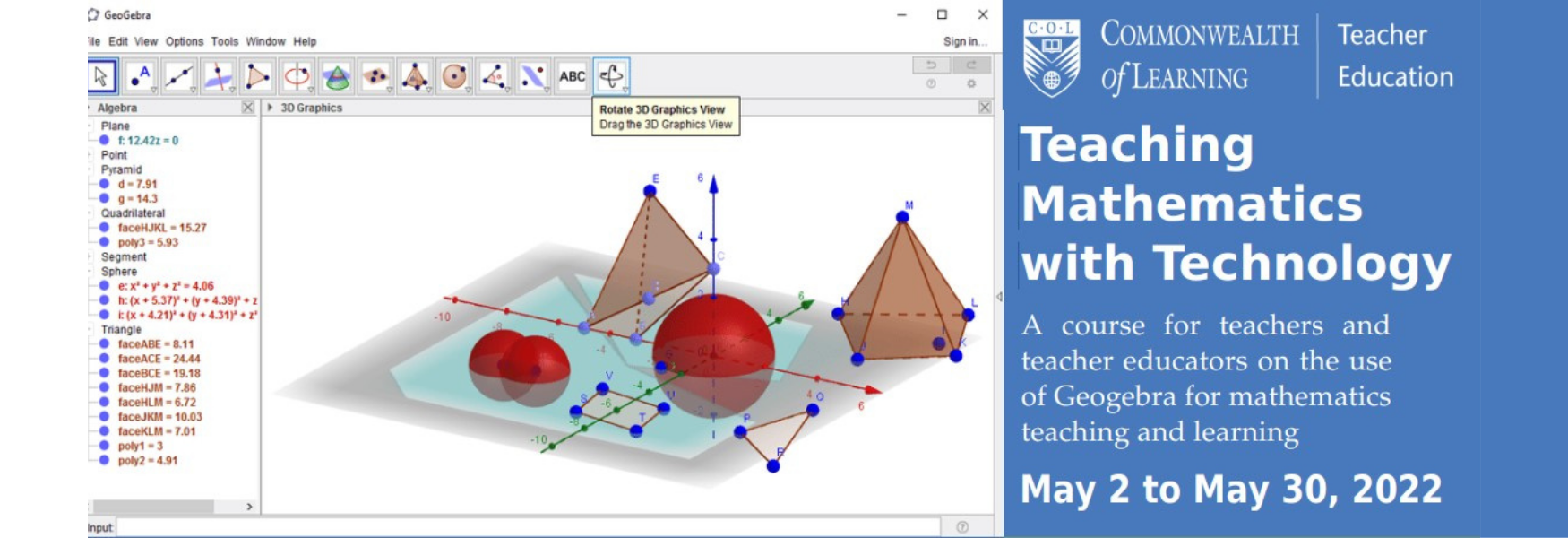 MOOC on Teaching Mathematics with Technology