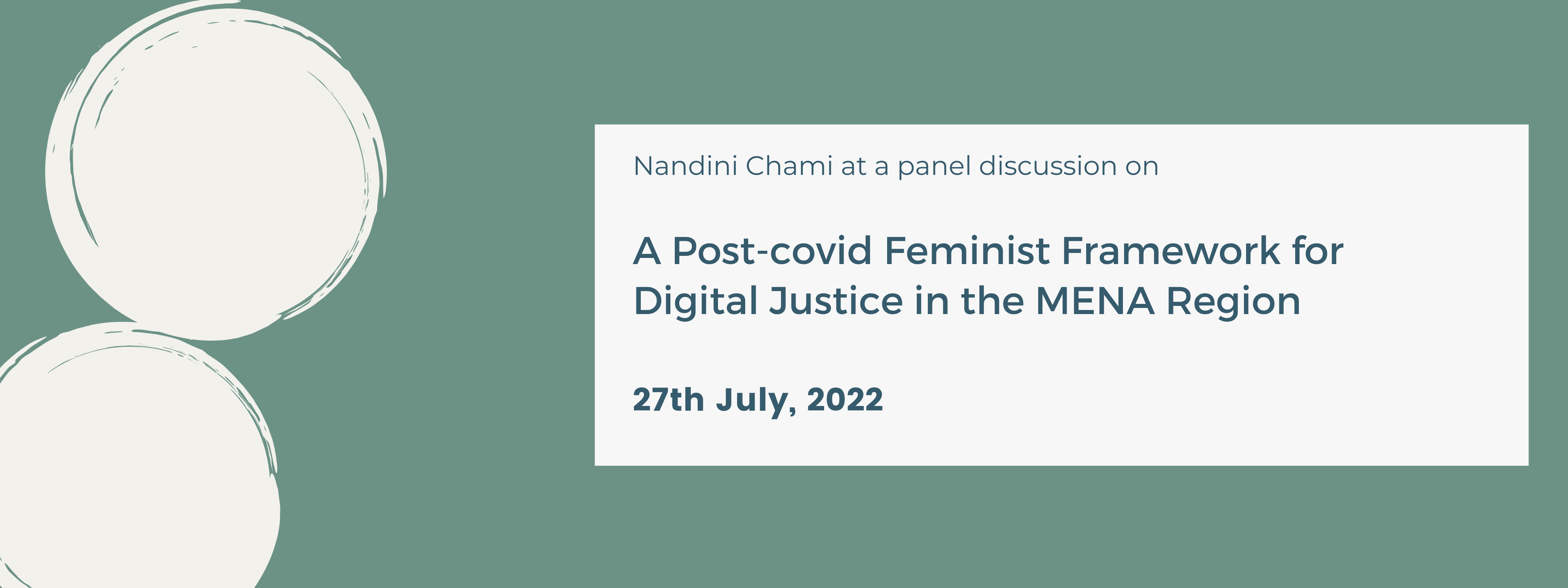 A Post-covid Feminist Framework for Digital Justice in the MENA Region