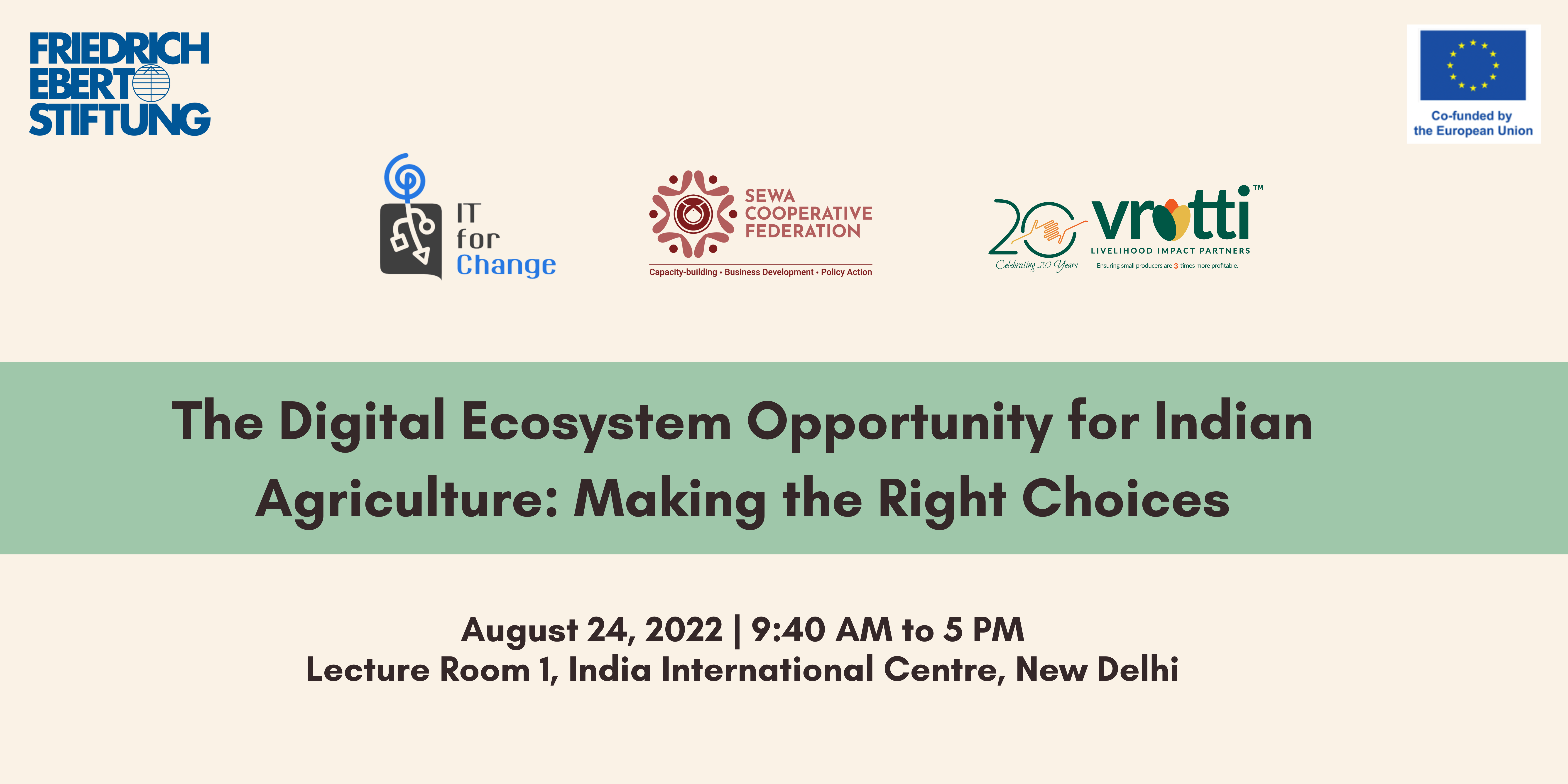 The Digital Ecosystem Opportunity for Indian Agriculture: Making the Right Choices