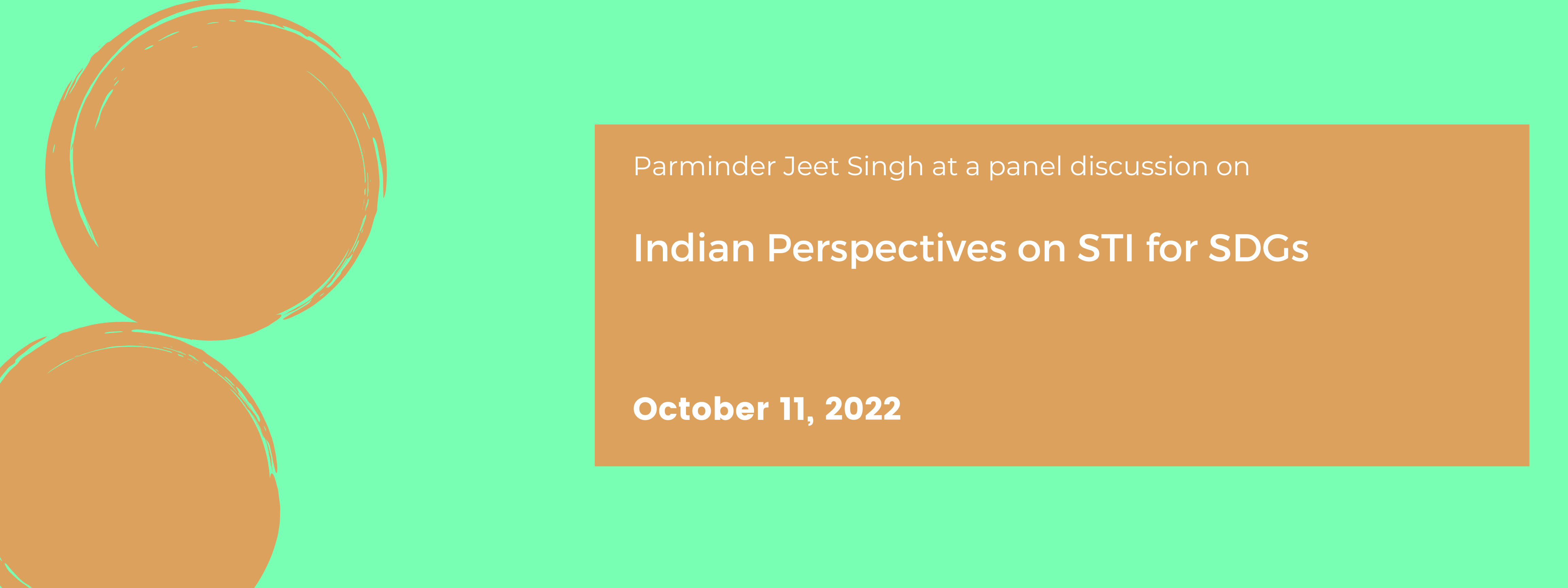 Indian Perspectives on STI for SDGs
