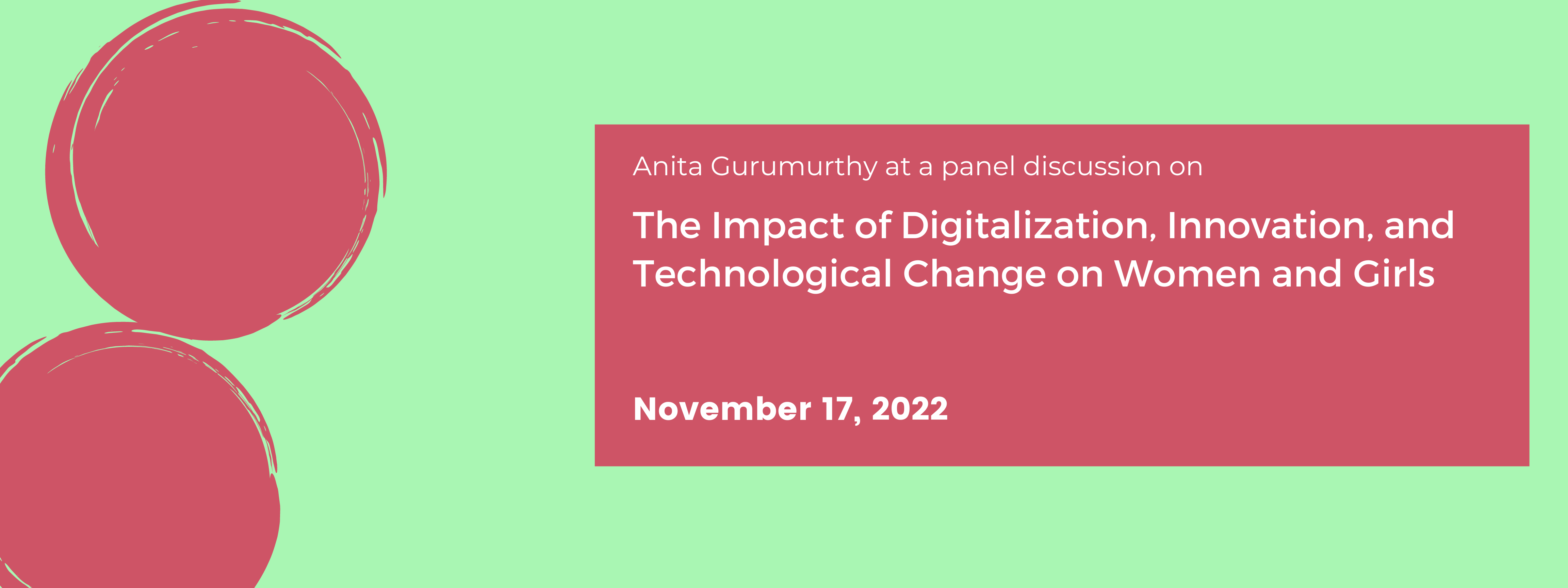 The Impact of Digitalization, Innovation, and Technological Change on Women and Girls