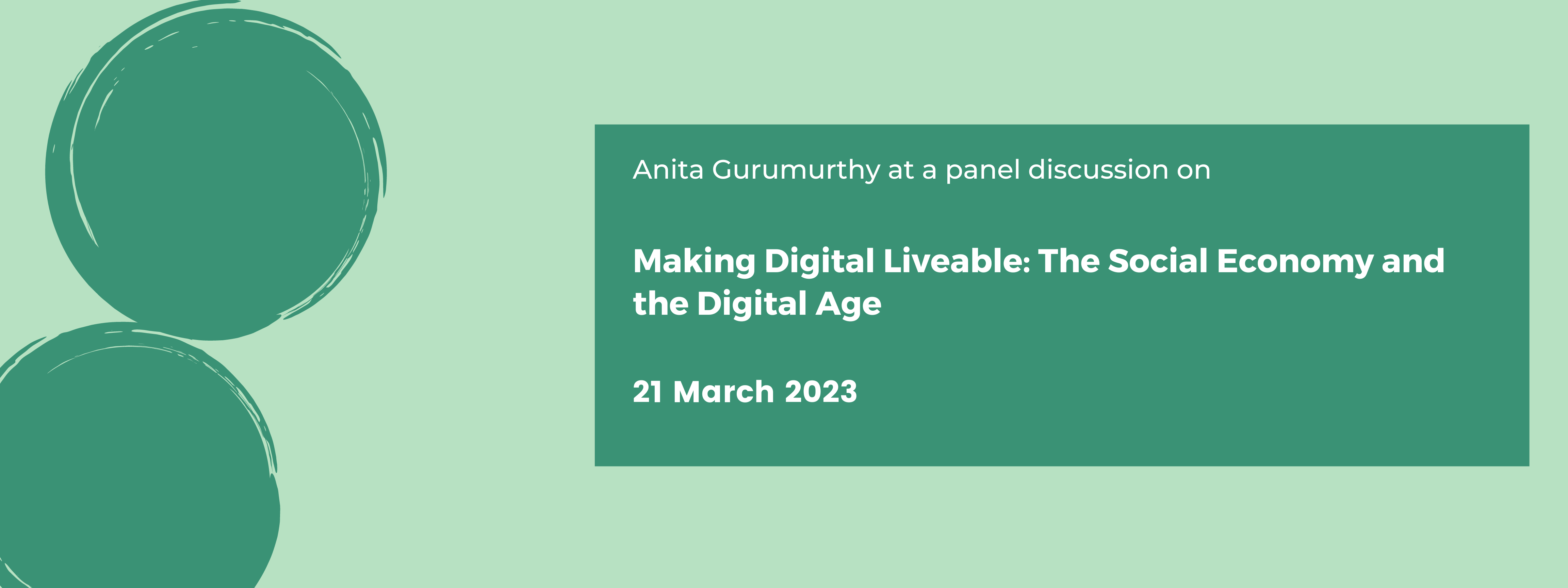 Making Digital Liveable: The Social Economy and the Digital Age