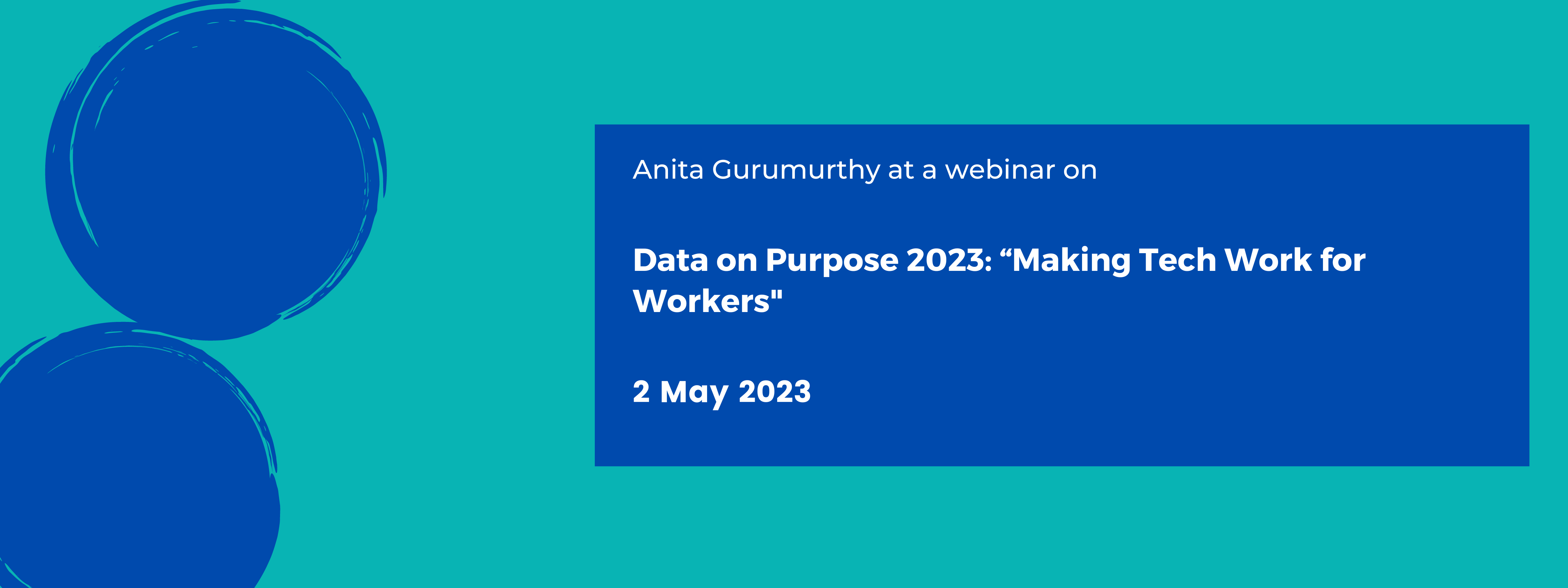 Data on Purpose 2023: “Making Tech Work for Workers"