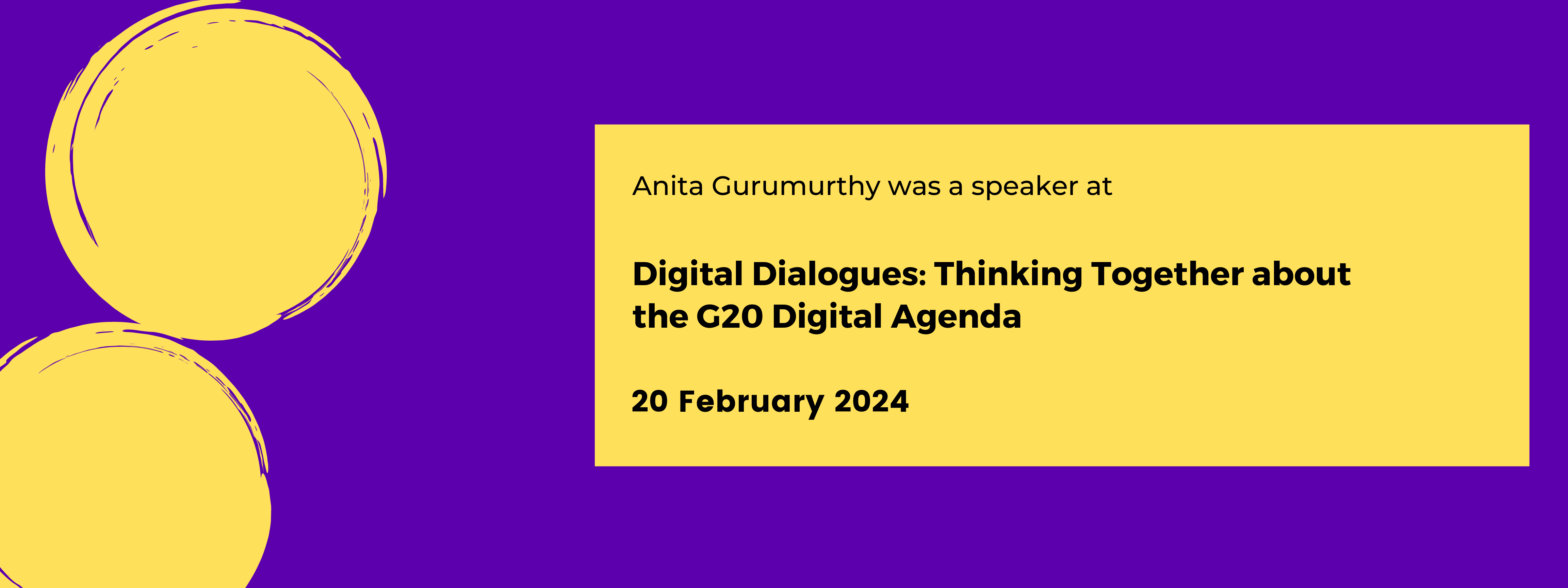 Digital Dialogues: Thinking Together about the G20 Digital Agenda