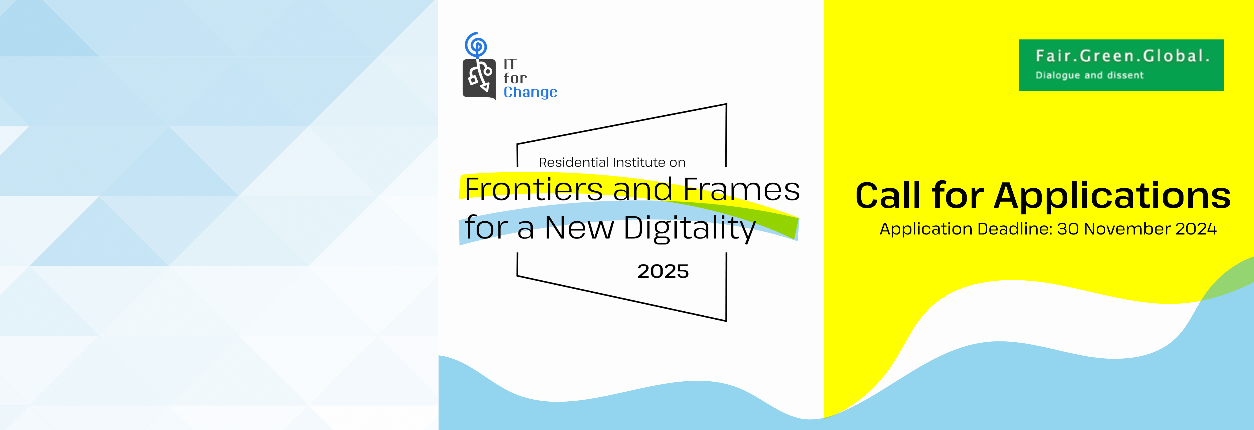 Call for Applications: Residential Institute on Frontiers and Frames for a New Digitality 2025