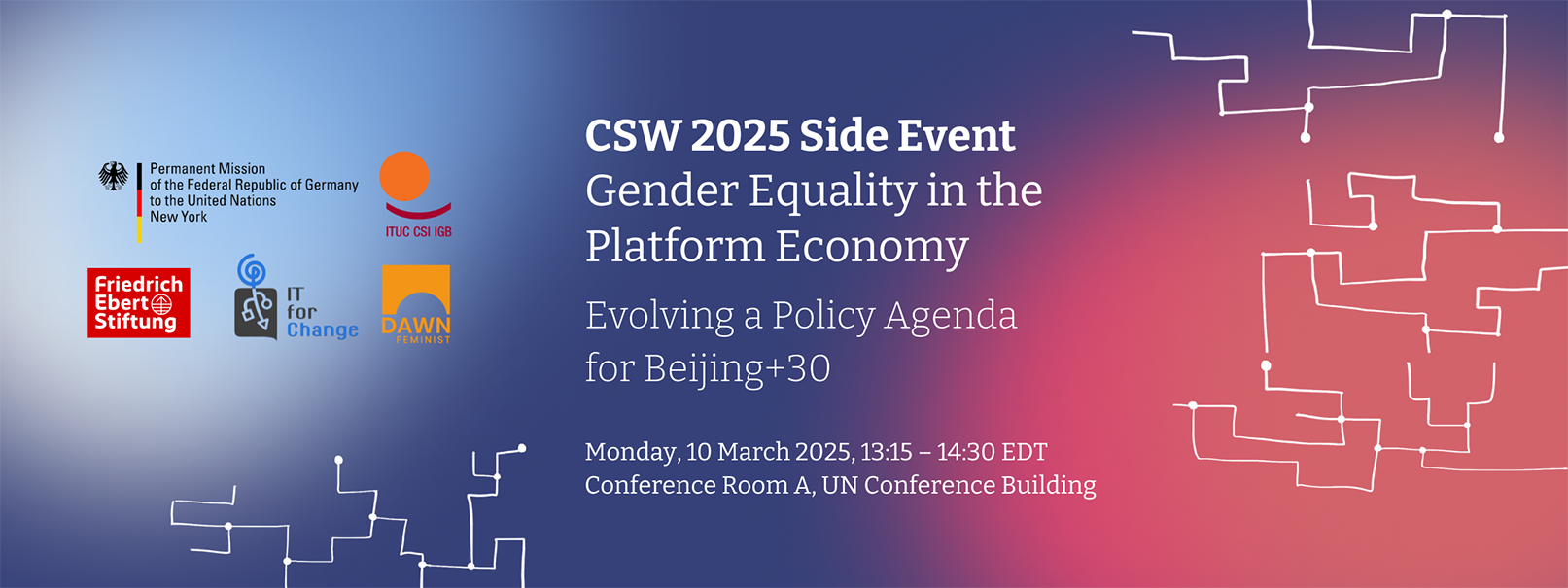 IT for Change at CSW 2025 Side Event – Gender Equality in the Platform Economy