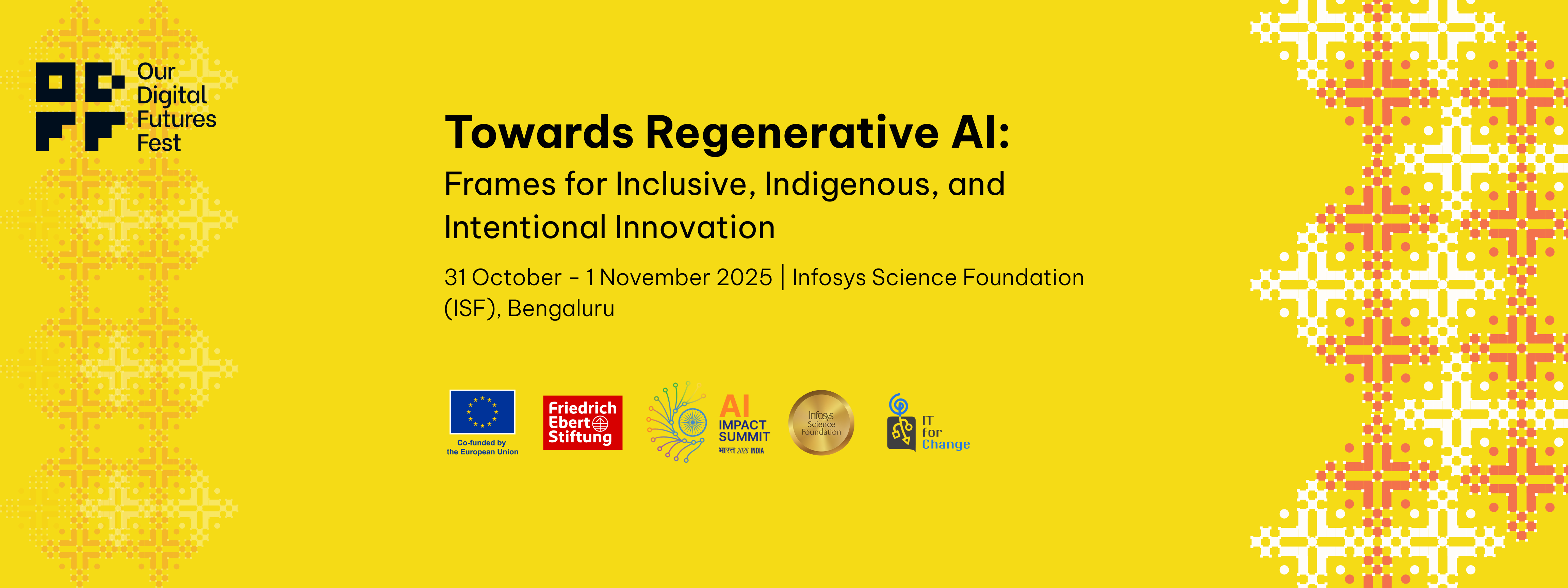 Towards Regenerative AI: Frames for Inclusive, Indigenous, and Intentional InnovationInfosys Science Foundation (ISF), Bengaluru.