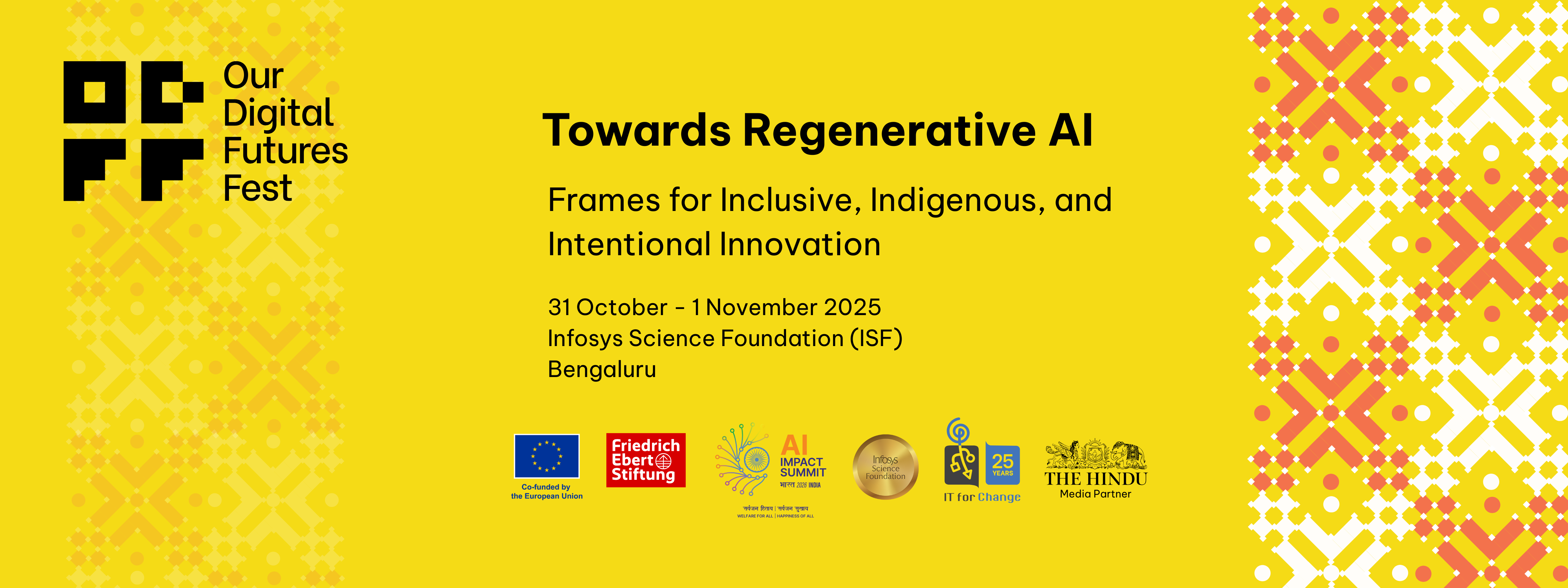 Towards Regenerative AI: Frames for Inclusive, Indigenous, and Intentional InnovationInfosys Science Foundation (ISF), Bengaluru.