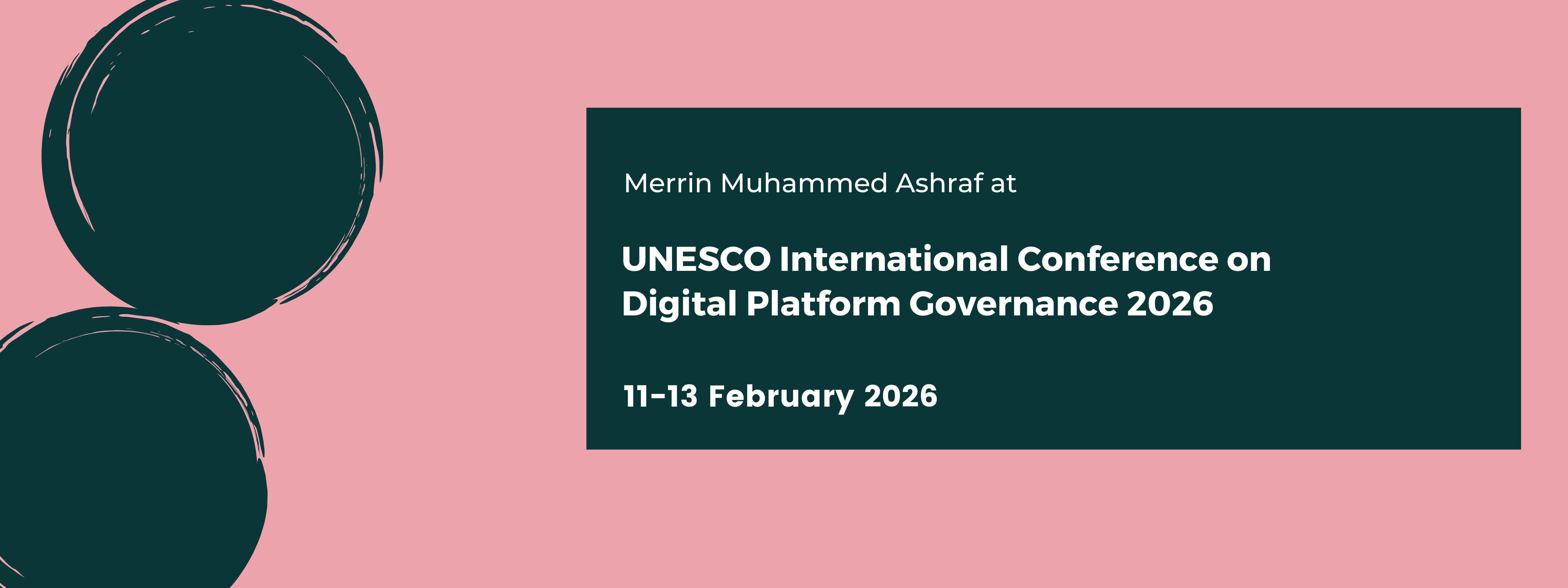 Merrin at UNESCO International Conference on Digital Platform Governance 2026 