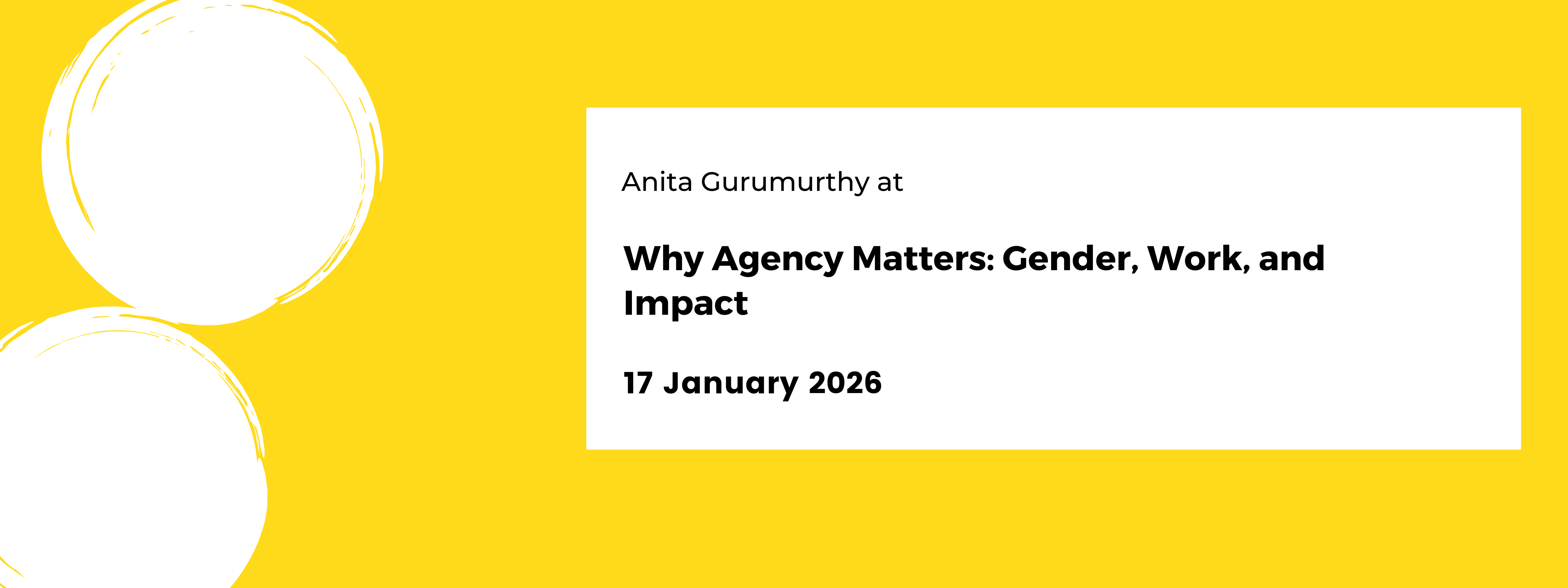 Why Agency Matters: Gender, Work, and Impact