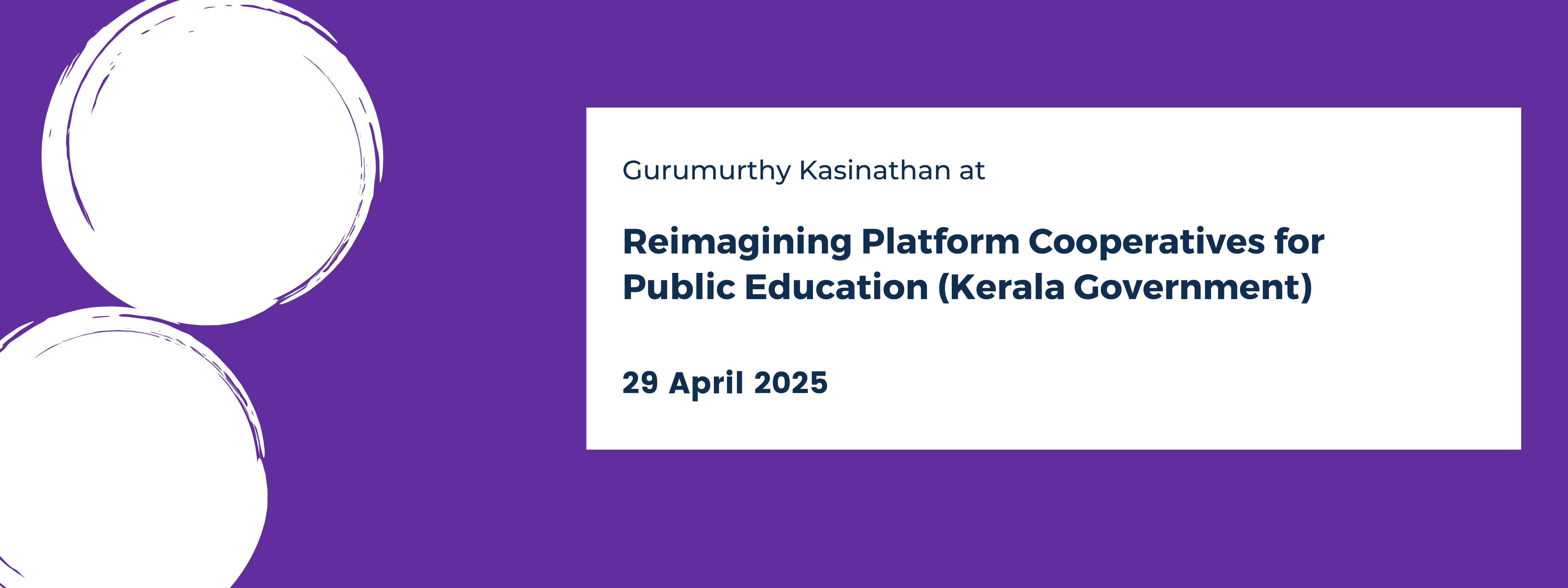 Reimagining Platform Cooperatives for Public Education (Kerala Government)