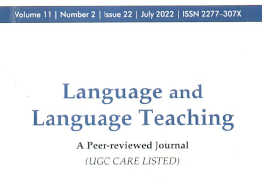 Cover page of journal Language and Language Learning Volume 11 Number 2 Issue 22