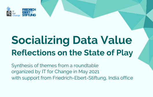 Socializing Data Value: Reflections on the State of Play