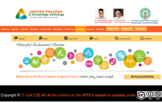 Andhra Pradesh OER Portal November 9, 2016